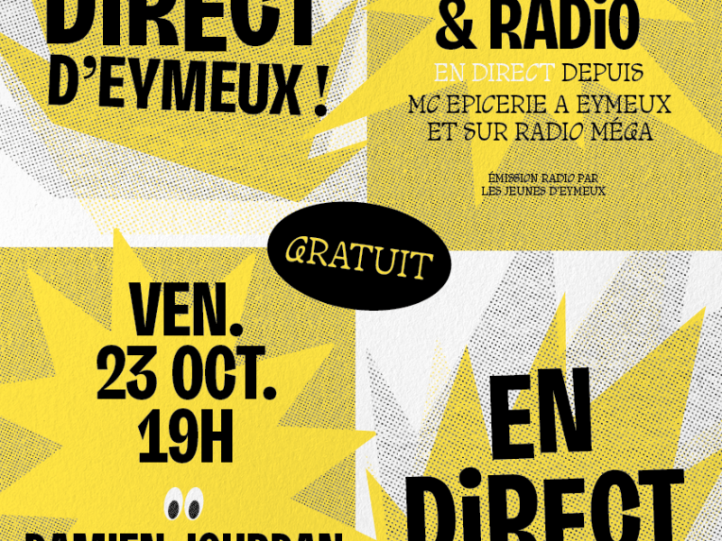 𝐄𝐍 𝐃𝐈𝐑𝐄𝐂𝐓 D’EYMEUX AVEC DAMIEN JOURDAN EN CONCERT